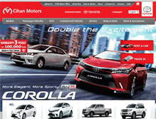 Tablet Screenshot of cihanmotors.com